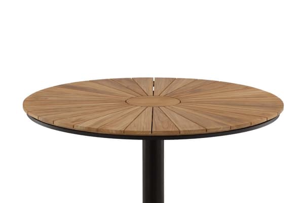 Croft trädgårdsbord Ø120 svart.