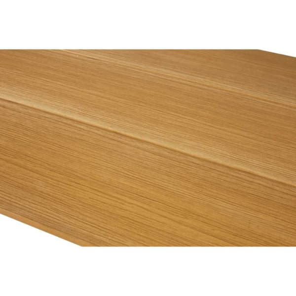 Martinus havebord 100x210cm sort,teak dekor.