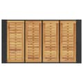 Miniatyrbillede 7 af 11: vidaXL havebord med akacietop 145x80x110 cm polyrattan sort