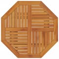Miniatyrbilde 6 av 11: vidaXL Sammenleggbart hagebord Ø70x75 cm heltre akasie