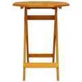 Miniatyrbilde 3 av 11: vidaXL Sammenleggbart hagebord Ø60x75 cm heltre akasie