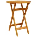Miniatyrbilde 1 av 11: vidaXL Sammenleggbart hagebord Ø60x75 cm heltre akasie