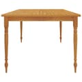 Miniatyrbilde 4 av 7: vidaXL Bataviabord 200x100x75 cm heltre teak