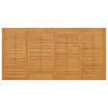 Miniatyrbilde 5 av 7: vidaXL Bataviabord 200x100x75 cm heltre teak