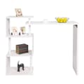 Miniatyrbillede 5 af 9: Rootz multifunktionelt roterende barbord - Opbevaringsbord - Drejeligt bord - Pladsbesparende - Rigelig opbevaring - Holdbar - 134cm x 112cm x 38cm