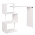 Miniatyrbillede 1 af 9: Rootz multifunktionelt roterende barbord - Opbevaringsbord - Drejeligt bord - Pladsbesparende - Rigelig opbevaring - Holdbar - 134cm x 112cm x 38cm
