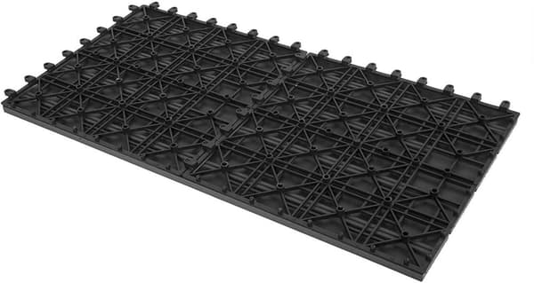 Rootz WPC -terassilaatat - ulkoterassi - patiolaatat - kestävä, helppo asentaa, vähän huoltoa vaativa - 30 cm x 60 cm x 1,8 cm