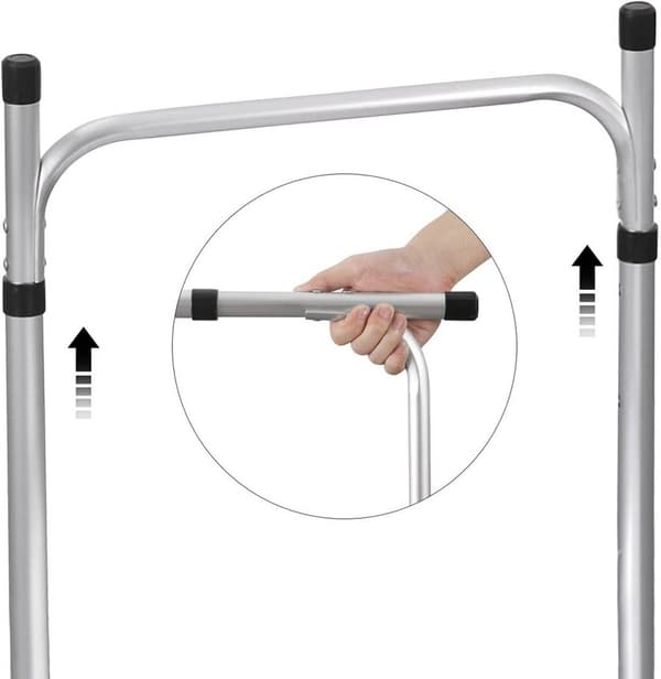 Rootz justerbart campingbord - bærbart klapbord - udendørs spisebord - højdejusterbart, integreret opbevaring, nem vedligeholdelse - 47 cm x (62 cm -