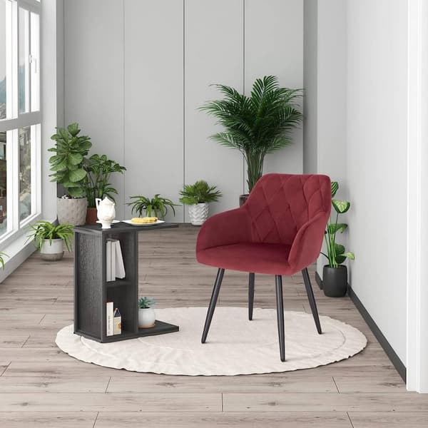 Rootz 4 ruokapöydän tuolin setti - Nojatuolit samettipäällyksellä - Ergonominen ja ylellinen - Mukava, kestävä, monipuolinen - Metallirunko - Istuin 4
