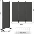 Miniatyrbillede 3 af 8: Rootz Folde Screen - Privacy Screen - Room Divider - Holdbar polyester - Alsidig og bærbar - Nem at rengøre - 167cm x 172cm / 223cm x 172cm