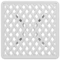 Miniatyrbild 7 av 11: vidaXL Trädgårdsbord vit 53x53x53 cm gjuten aluminium