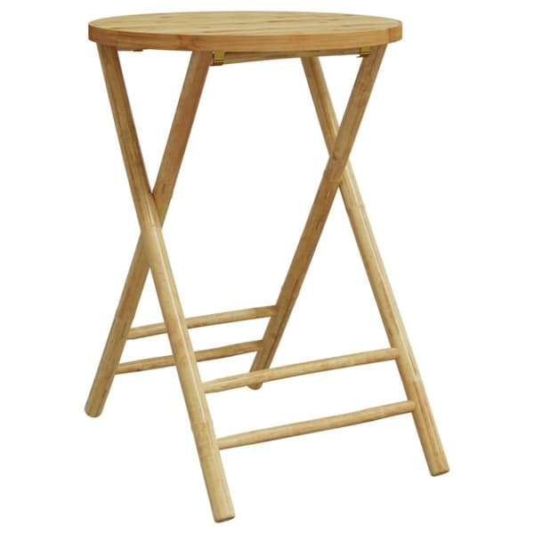 vidaXL foldbart havebord Ø55x75 cm bambus
