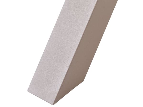 Udendørs Spisebord Beige Aluminium Lamelplade 200 x 105 cm Rektangulær Udendørs Moderne Industri
