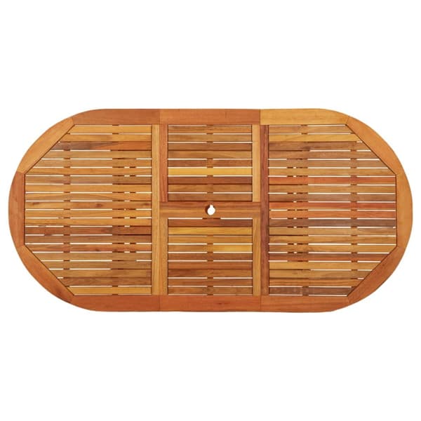vidaXL havebord 200x100x75 cm massivt eukalyptustræ - Haveborde