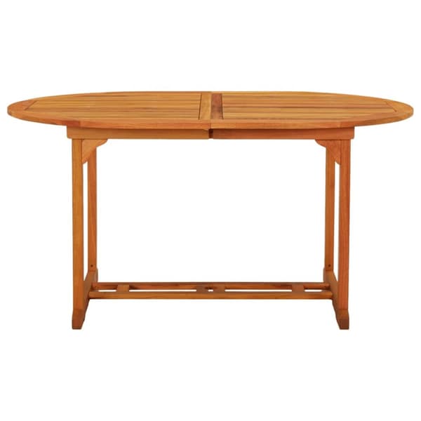 vidaXL havebord 200x100x75 cm massivt eukalyptustræ - Haveborde