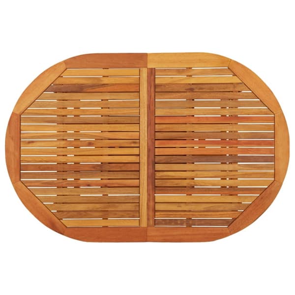 vidaXL havebord 200x100x75 cm massivt eukalyptustræ - Haveborde