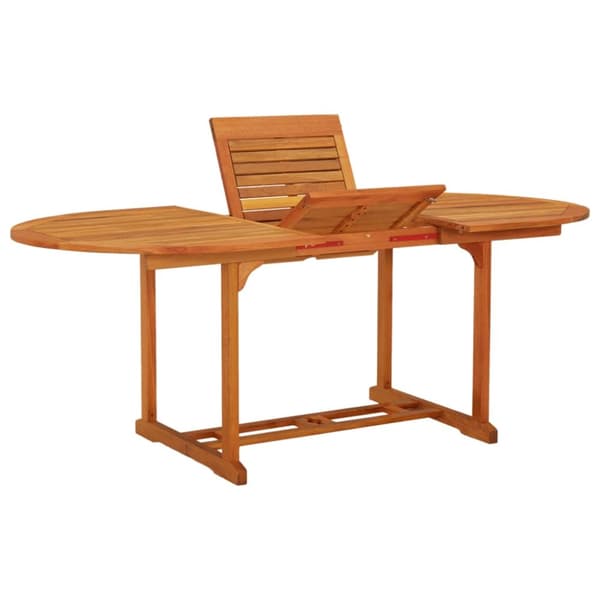 vidaXL havebord 200x100x75 cm massivt eukalyptustræ - Haveborde