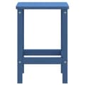 Miniatyrbillede 5 af 8: vidaXL Adirondack-havebord 38x38x46 HDPE blå -  Haveborde