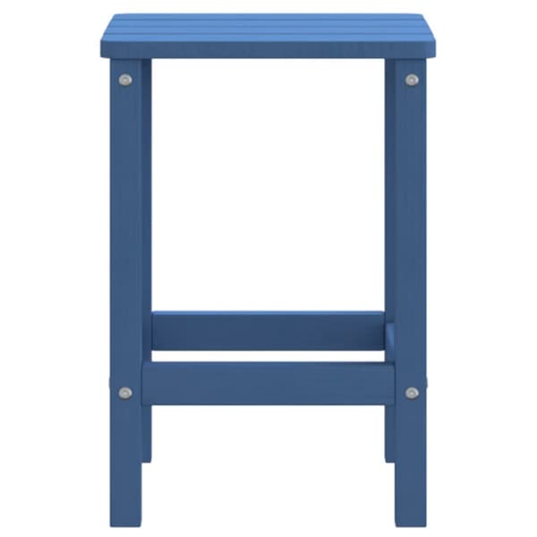 vidaXL Adirondack-havebord 38x38x46 HDPE blå -  Haveborde