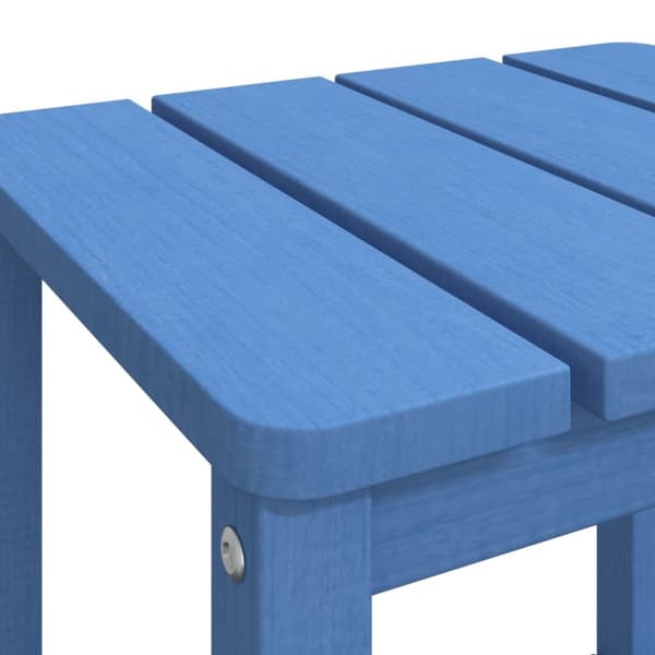 vidaXL Adirondack-havebord 38x38x46 HDPE blå -  Haveborde