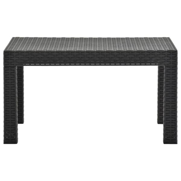 vidaXL havebord 58x58x41 cm PP antracitgrå - Haveborde