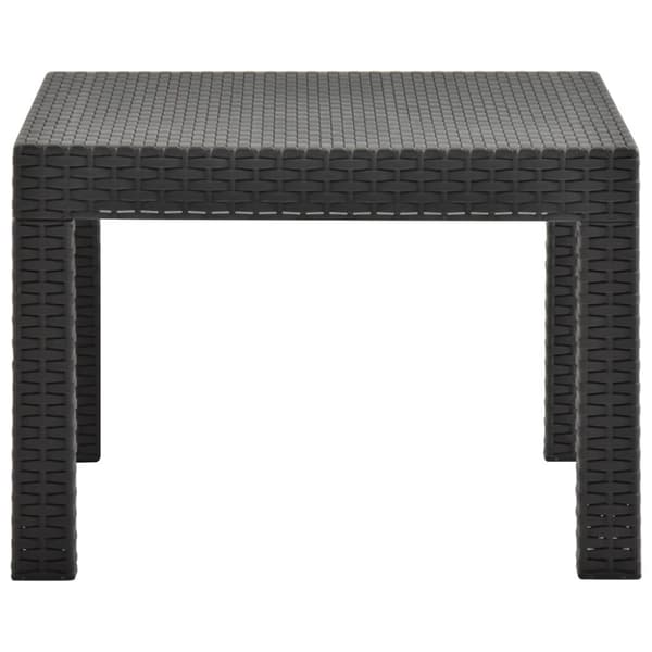 vidaXL havebord 58x58x41 cm PP antracitgrå -  Haveborde