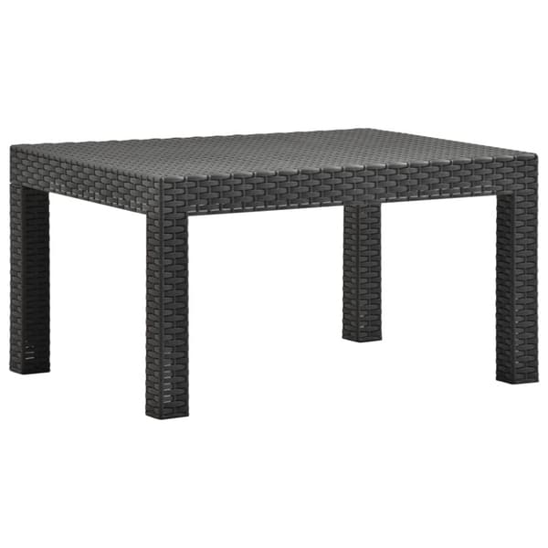 vidaXL havebord 58x58x41 cm PP antracitgrå - Haveborde