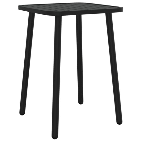 vidaXL Puutarhapöytä antrasiitti 50x50x71 cm teräs - Ulkopöydät