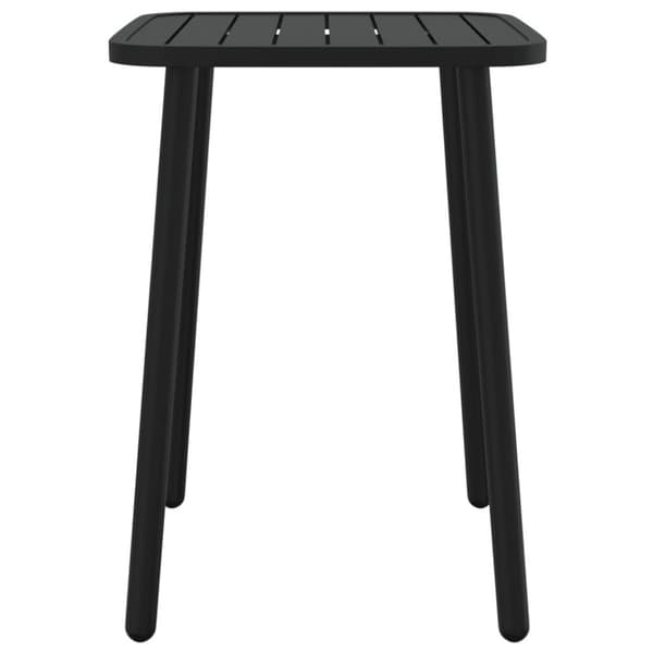 vidaXL Puutarhapöytä antrasiitti 50x50x71 cm teräs -  Ulkopöydät