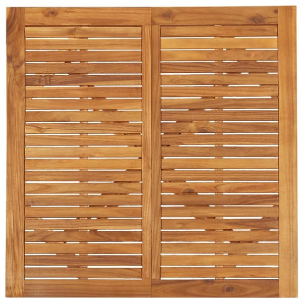 vidaXL havebord 110x110x75 cm massivt akacietræ - Haveborde