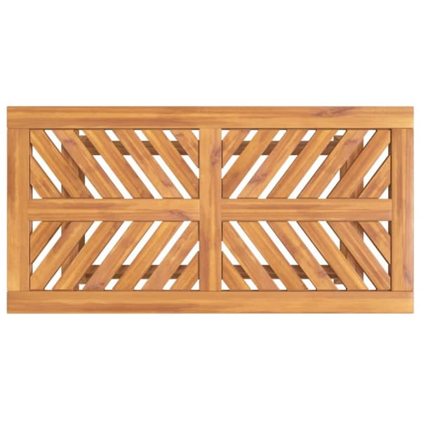vidaXL sofabord 100x50x45 cm massivt akacietræ -  Haveborde