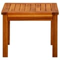 Miniatyrbillede 3 af 8: vidaXL sofabord til haven 45x45x36 cm massivt akacietræ -  Haveborde