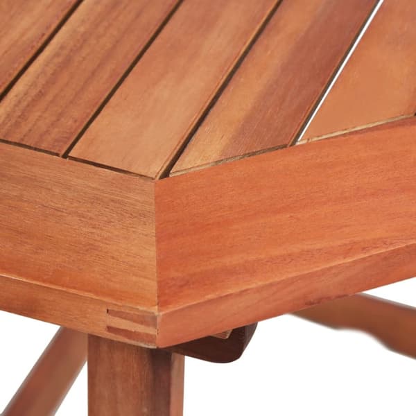 vidaXL Cafébord 90x50x75 cm massivt akaciaträ -  Utebord