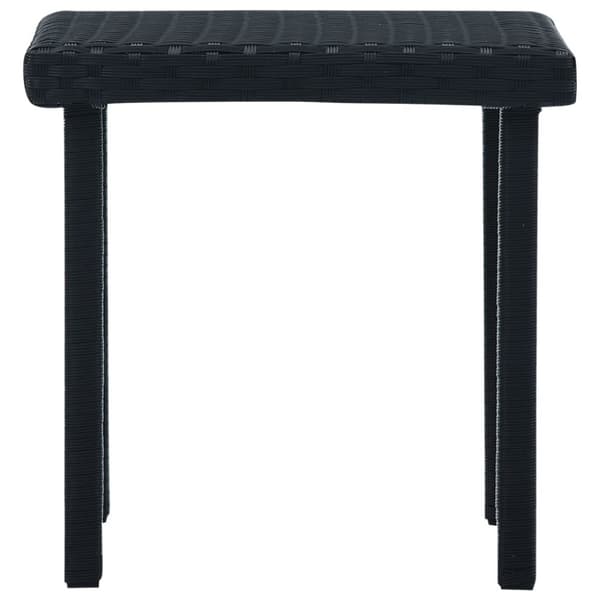 vidaXL havebord 40 x 40 x 40 cm polyrattan sort -  Haveborde