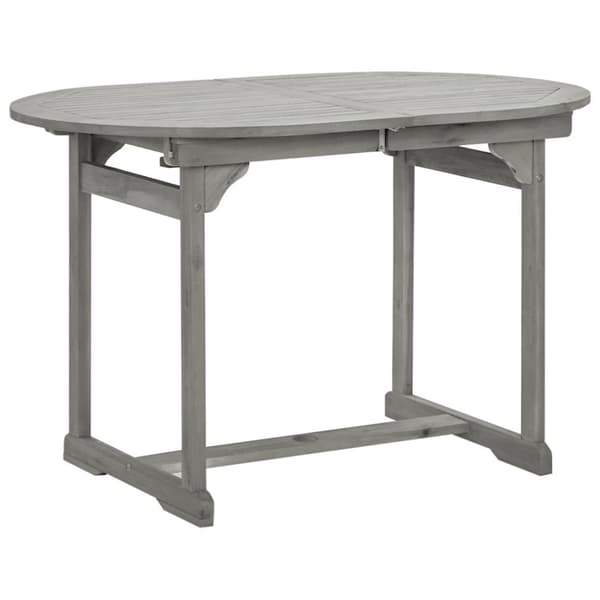 vidaXL havebord (120-170)x80x75 cm massivt akacietræ -  Haveborde