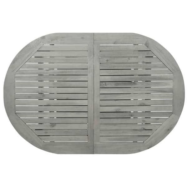 vidaXL havebord (120-170)x80x75 cm massivt akacietræ - Haveborde