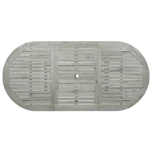 vidaXL havebord (120-170)x80x75 cm massivt akacietræ - Haveborde
