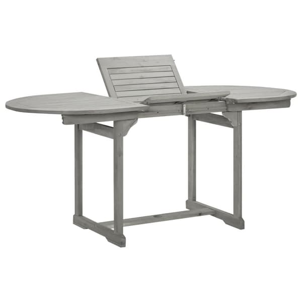 vidaXL havebord (120-170)x80x75 cm massivt akacietræ - Haveborde