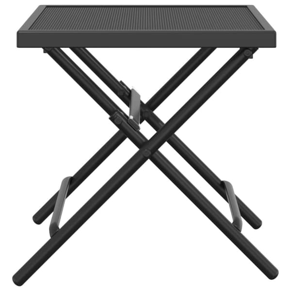 vidaXL foldbart havebord 38x38x38 cm stål og meshstof antracitgrå - Haveborde