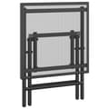 Miniatyrbillede 7 af 9: vidaXL foldbart havebord 38x38x38 cm stål og meshstof antracitgrå -  Haveborde