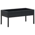 Miniatyrbillede 2 af 6: vidaXL havebord 75x40x37 cm polyrattan sort -  Haveborde