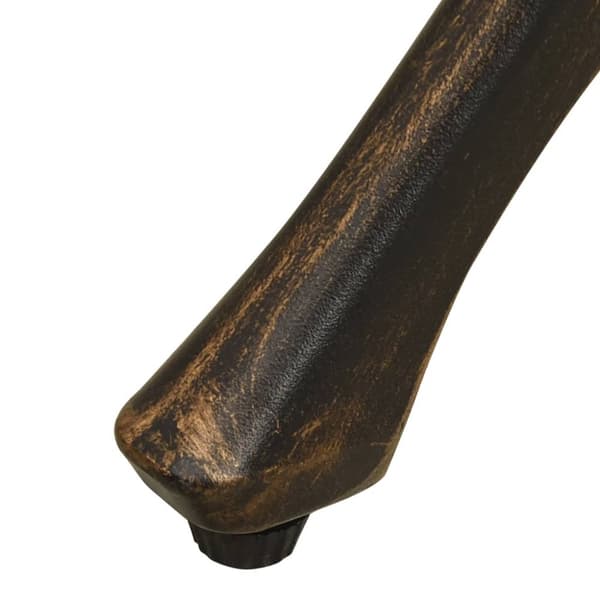 vidaXL havebord 78x78x72 cm støbt aluminium bronzefarvet -  Haveborde
