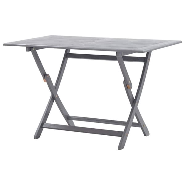 vidaXL Hopfällbart trädgårdsbord 120x70x75 cm massivt akaciaträ -  Utebord