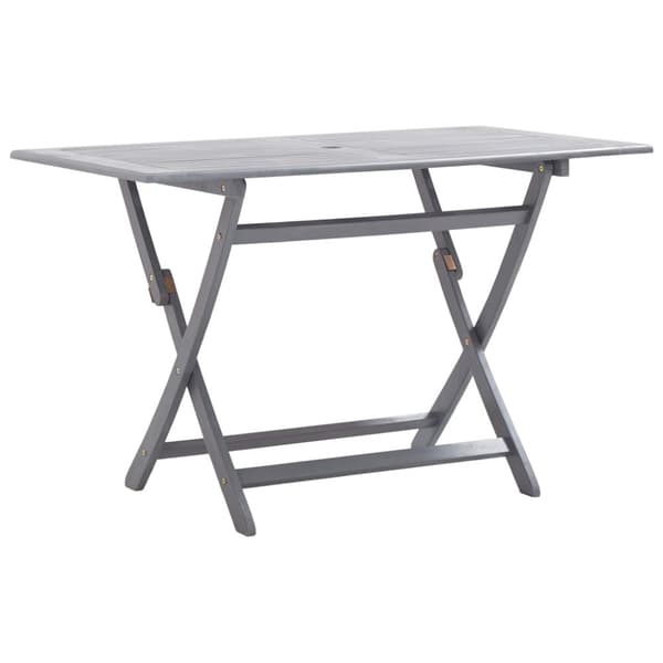 vidaXL Hopfällbart trädgårdsbord 120x70x75 cm massivt akaciaträ -  Utebord