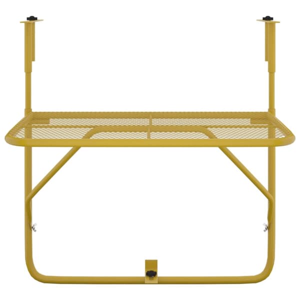 vidaXL altanbord 60x40 cm stål guldfarvet -  Haveborde