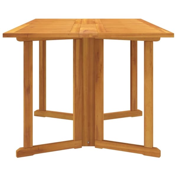 vidaXL foldbart havebord 150x90x75 cm massivt teaktræ - Haveborde