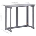 Miniatyrbillede 9 af 9: vidaXL foldbart altanbord 90x50x74 cm massivt akacietræ -  Haveborde