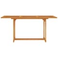 Miniatyrbillede 3 af 7: vidaXL havebord 150x90x75 cm massivt teaktræ -  Haveborde