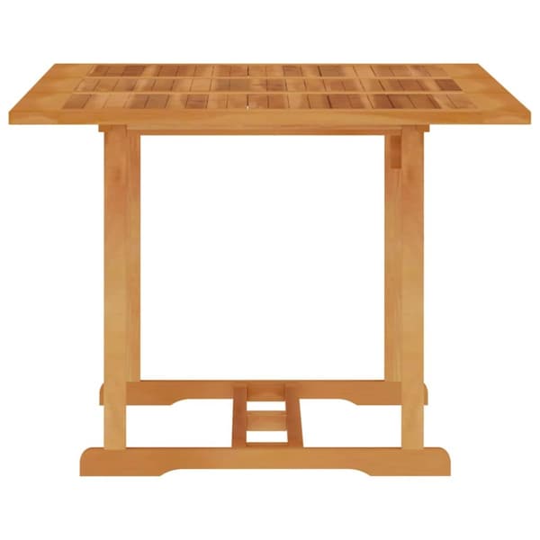 vidaXL havebord 150x90x75 cm massivt teaktræ -  Haveborde