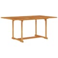 Miniatyrbillede 1 af 7: vidaXL havebord 150x90x75 cm massivt teaktræ -  Haveborde